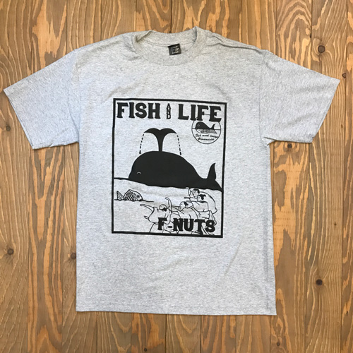 fish&life,tee,kujira,gy,top