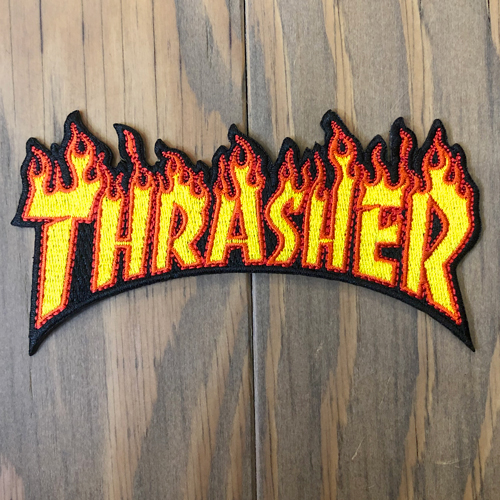 thrasher,2019sp,patch,flamelogo,top