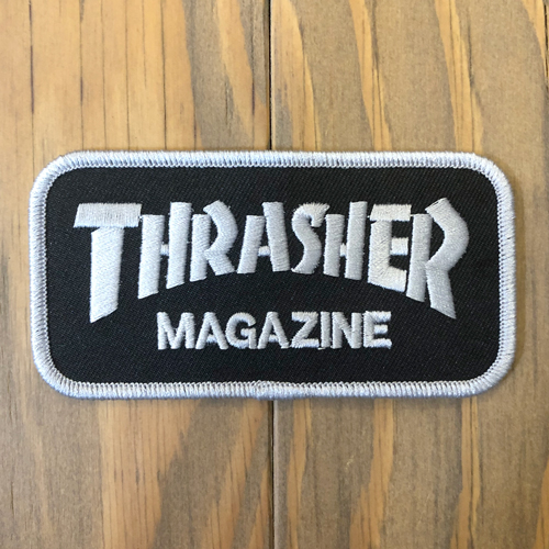 thrasher,2019sp,patch,logo,black,top