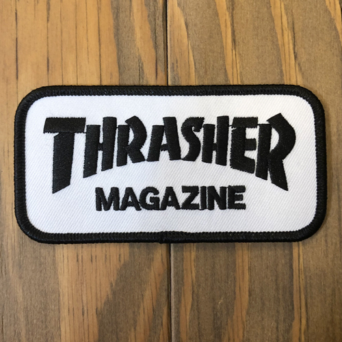 thrasher,2019sp,patch,logo,white,top