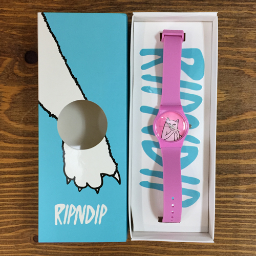 ripndip,2017sp,watch,pink,top