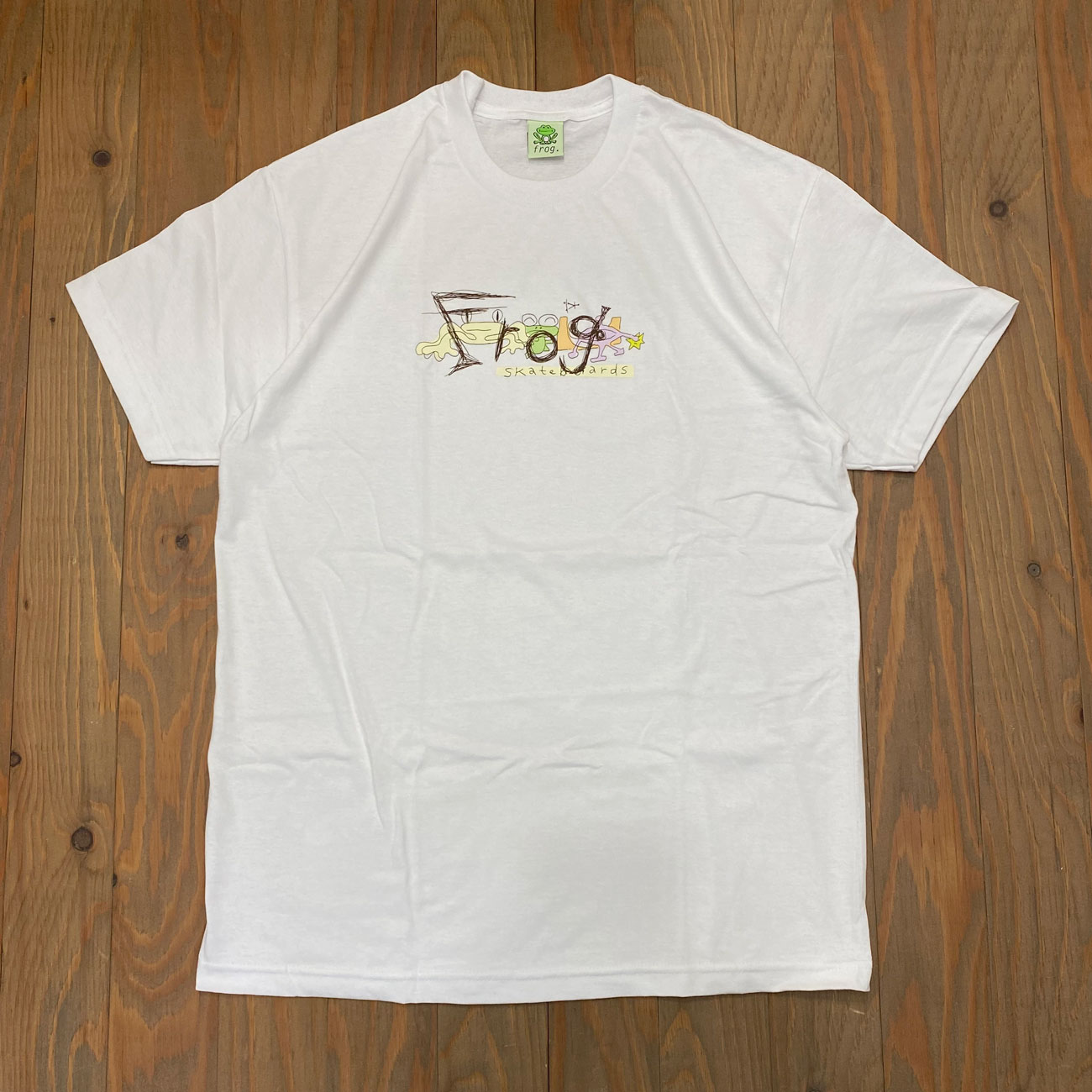 FROG BUSY FROG TEE WHITE