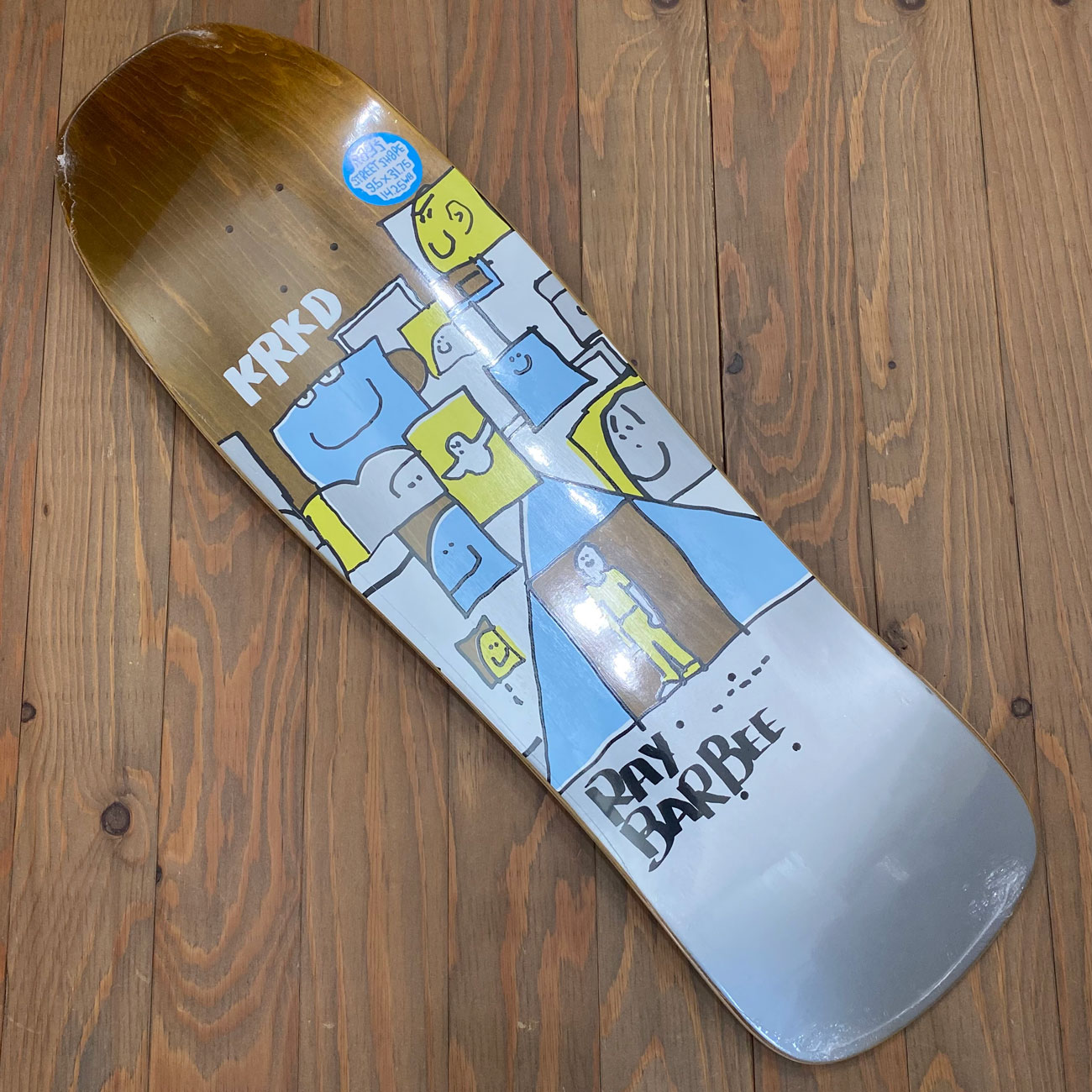KROOKED BARBEE TRIFECTA DECK 9.5inch