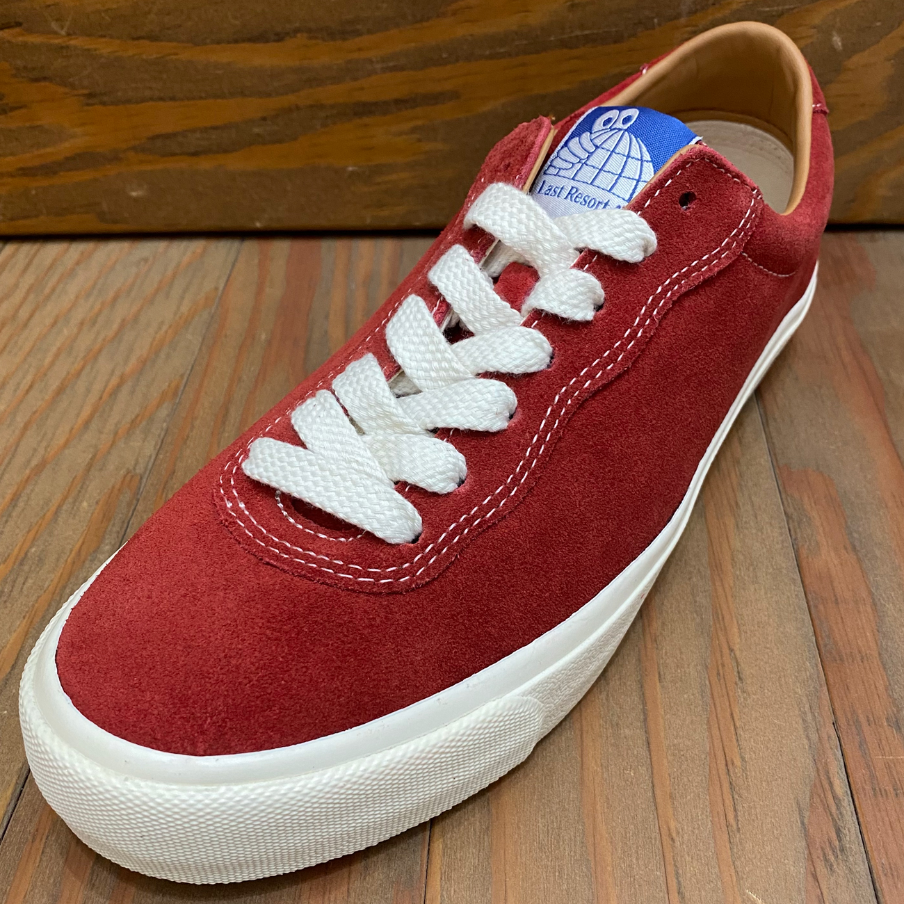 LAST RESORT AB VM001 SUEDE LO OLD RED/WHITE