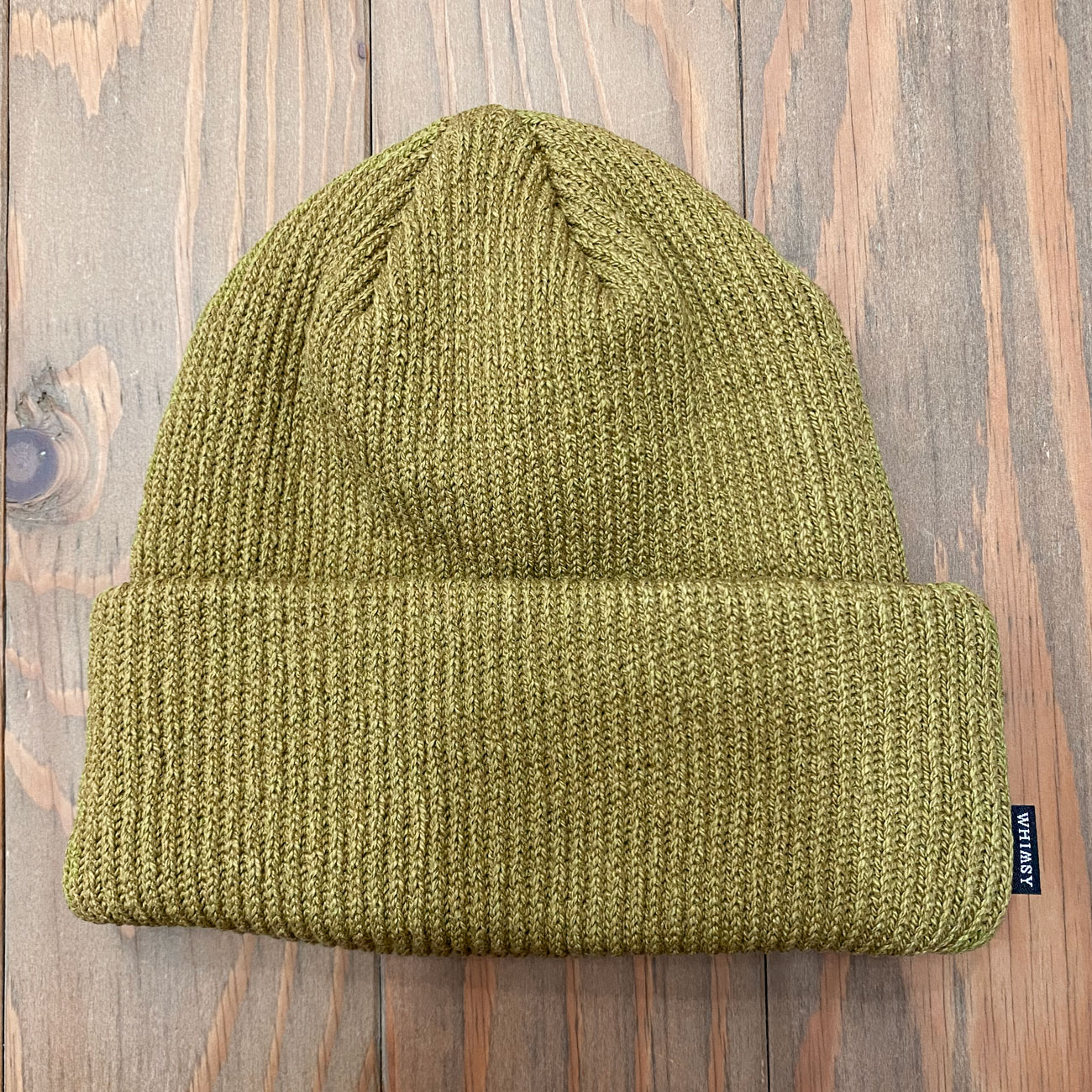 WHIMSY FINE GUAGE BEANIE OLIVE