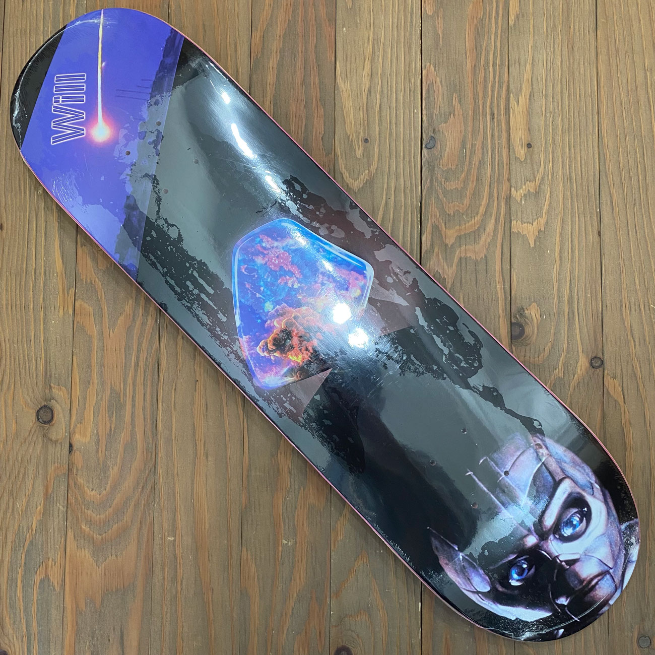 ALLTIMERS SPACE TRASH WILL DECK 8.25inch