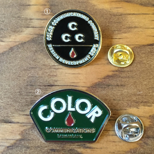 COLOR COMMUNICATIONS PIN BADGE