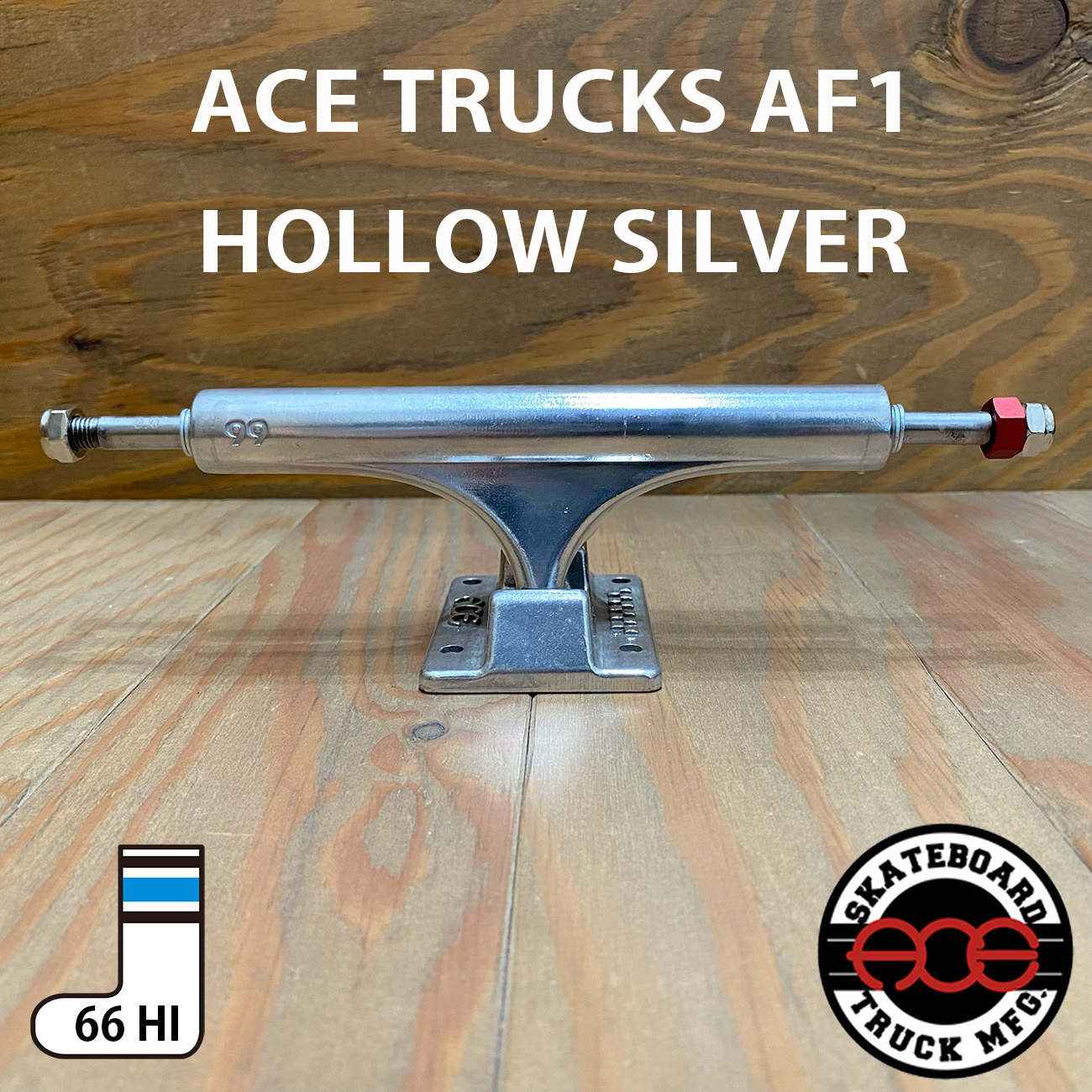 ACE TRUCKS AF1 HOLLOW SILVER 60-66