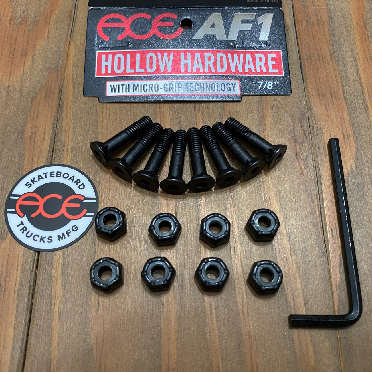 【7/8inch 六角】ACE TRUCKS AF1 HOLLOW HARDWARE 7/8inch