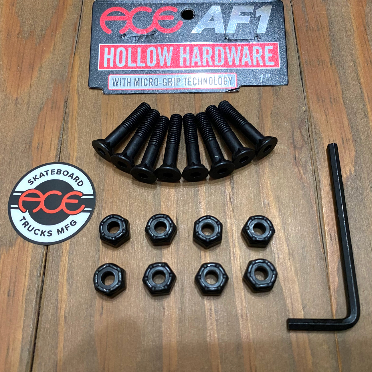 【1inch 六角】ACE TRUCKS AF1 HOLLOW HARDWARE 1inch