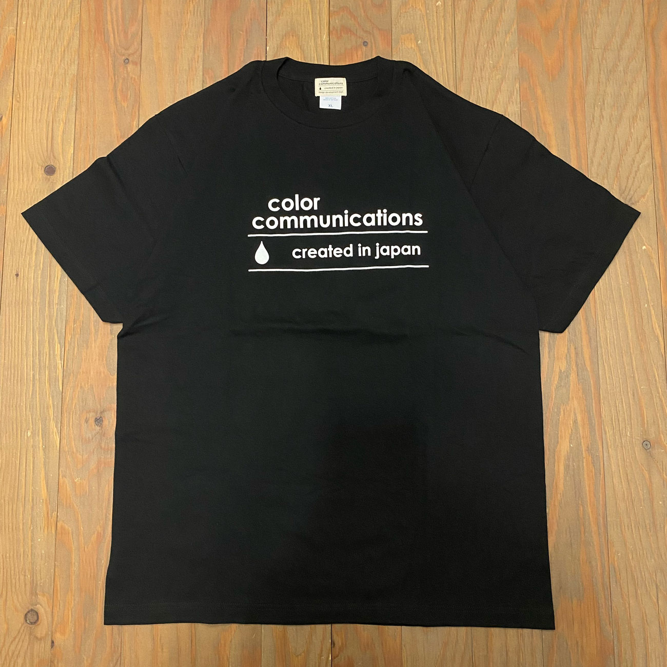 COLOR COMMUNICATIONS CREATED IN JAPAN LOGO TEE