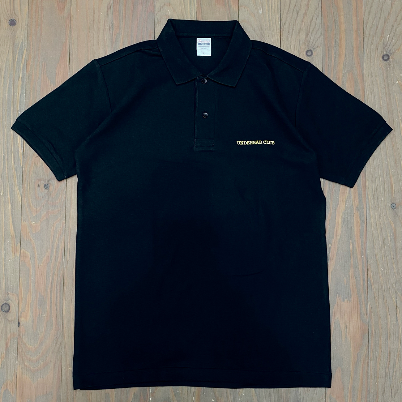 UNDERBAR CLUB LOGO POLO GOLD