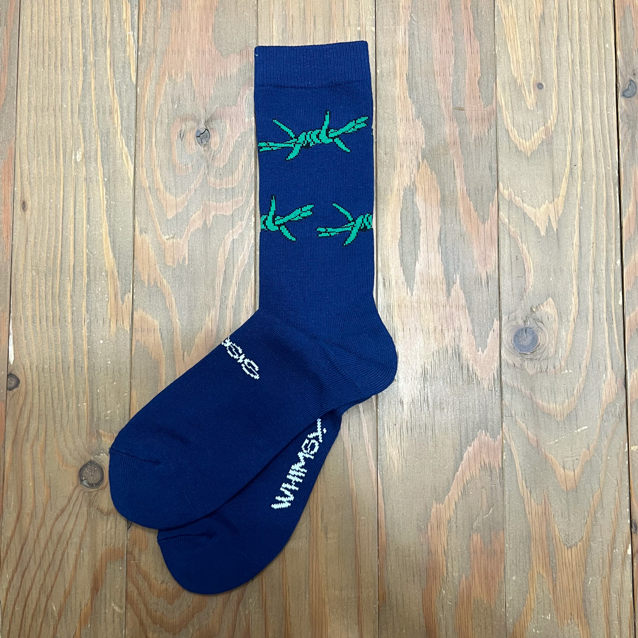WHIMSY BARBED SOX NAVY