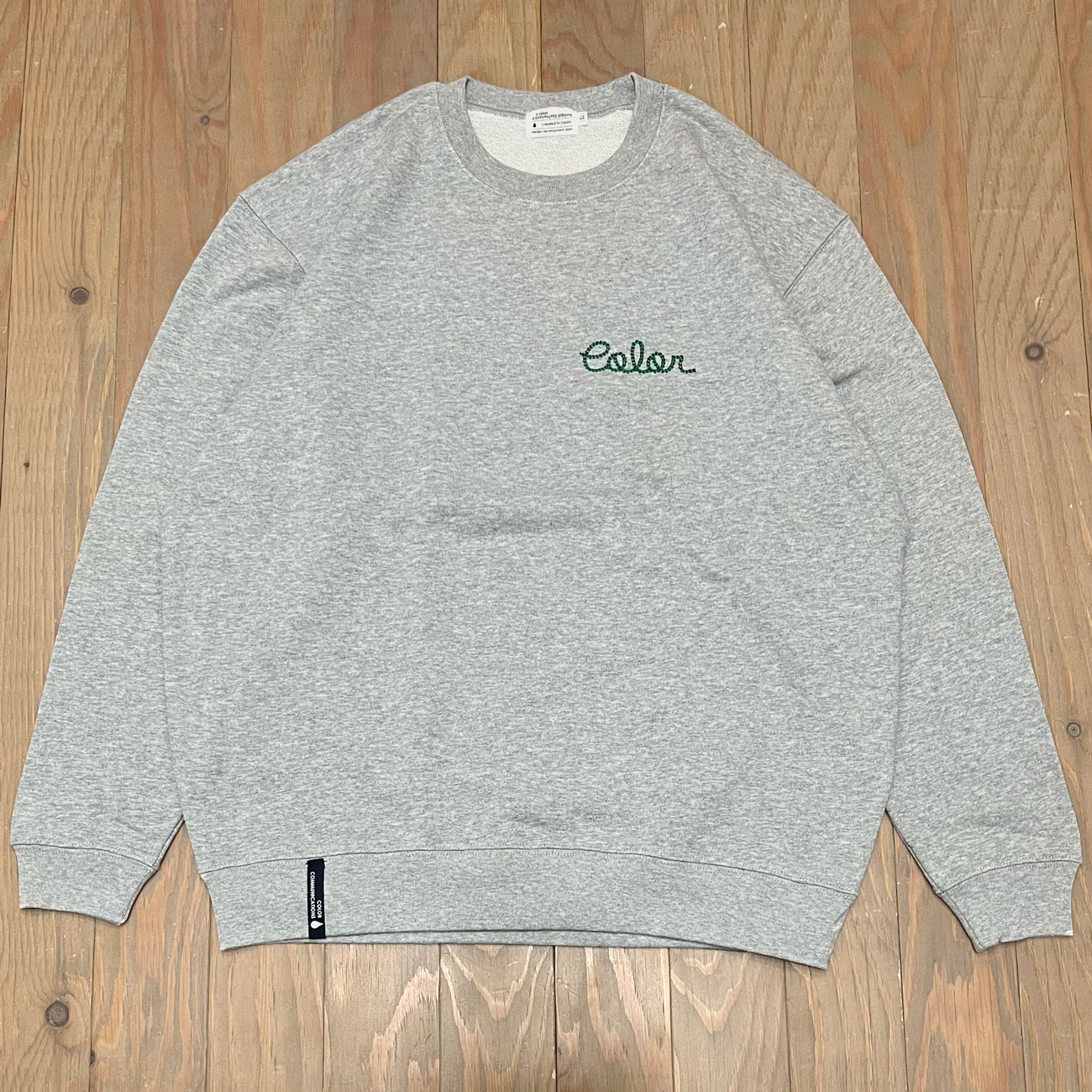 COLOR COMMUNICATIONS HANDWRITE CHAIN LETTER CREW SWEAT
