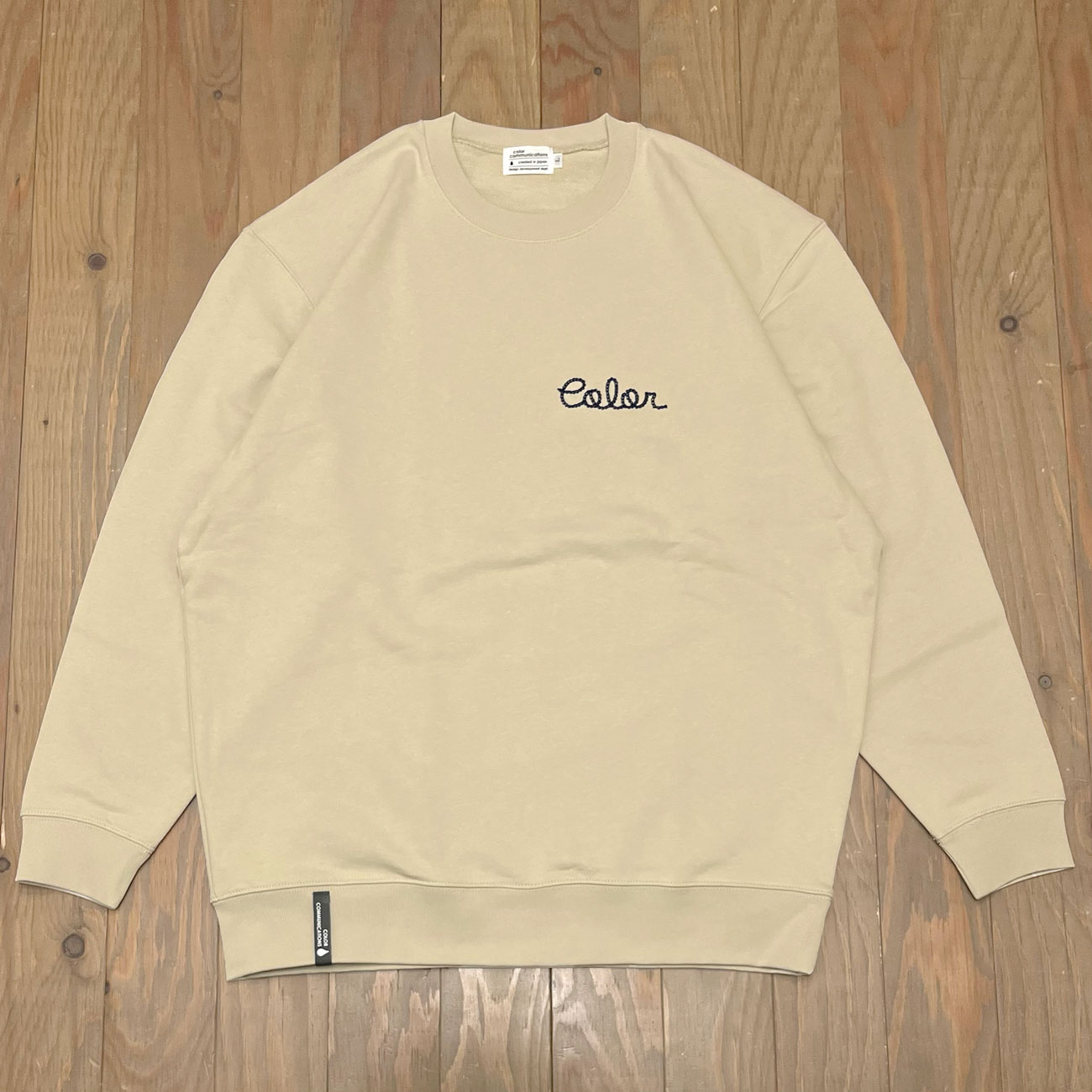 COLOR COMMUNICATIONS HANDWRITE CHAIN LETTER CREW SWEAT