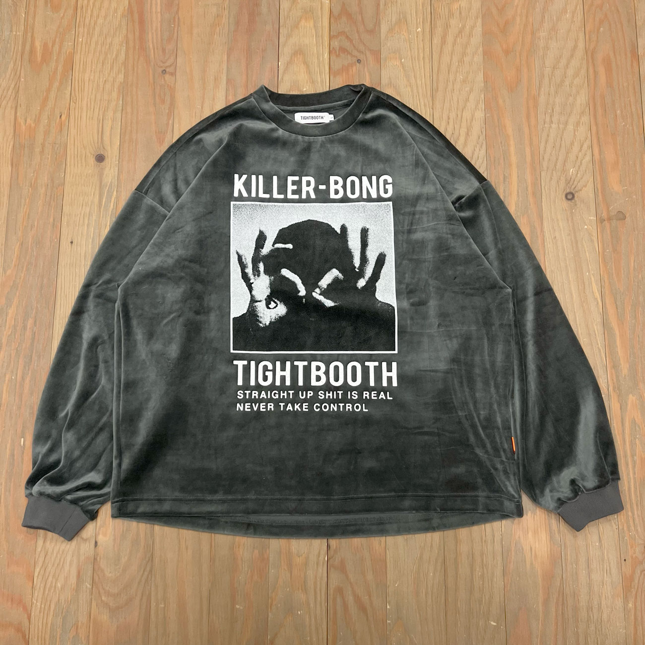 TIGHTBOOTH HAND SIGN VELOUR LS 