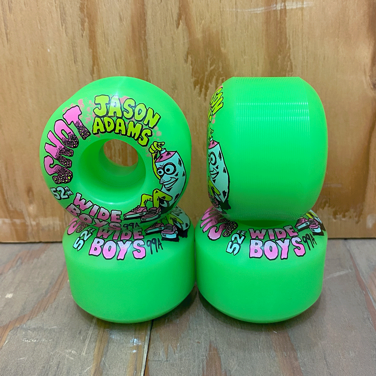 ノーマル】SNOT JASON ADAMS WIDE BOYS 99A 52mm NEON GREEN | 東京の