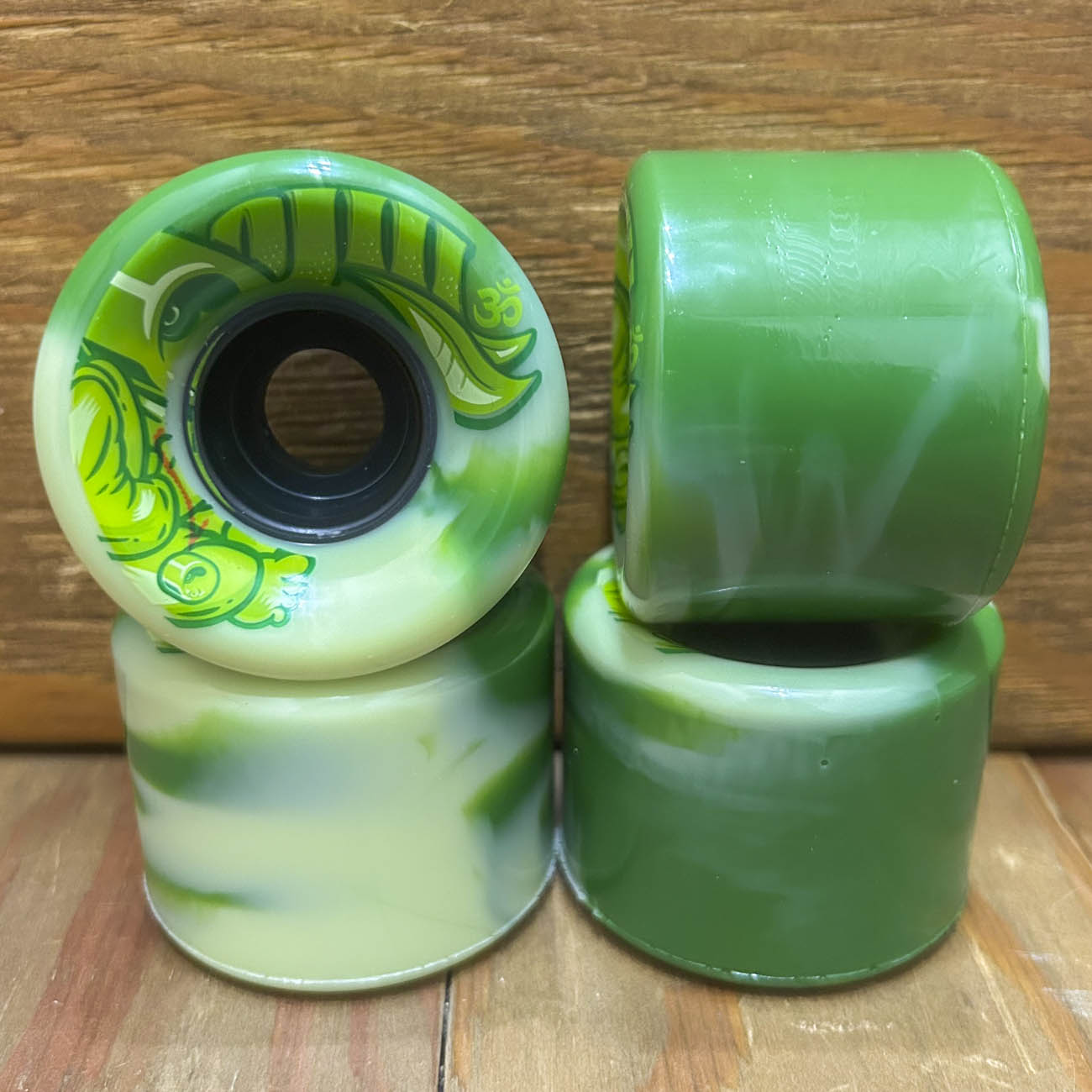 OJ WHEELS CRU-ZEN  SUPER JUICE 78A 60mm EMERALD MARBLE SWIRL