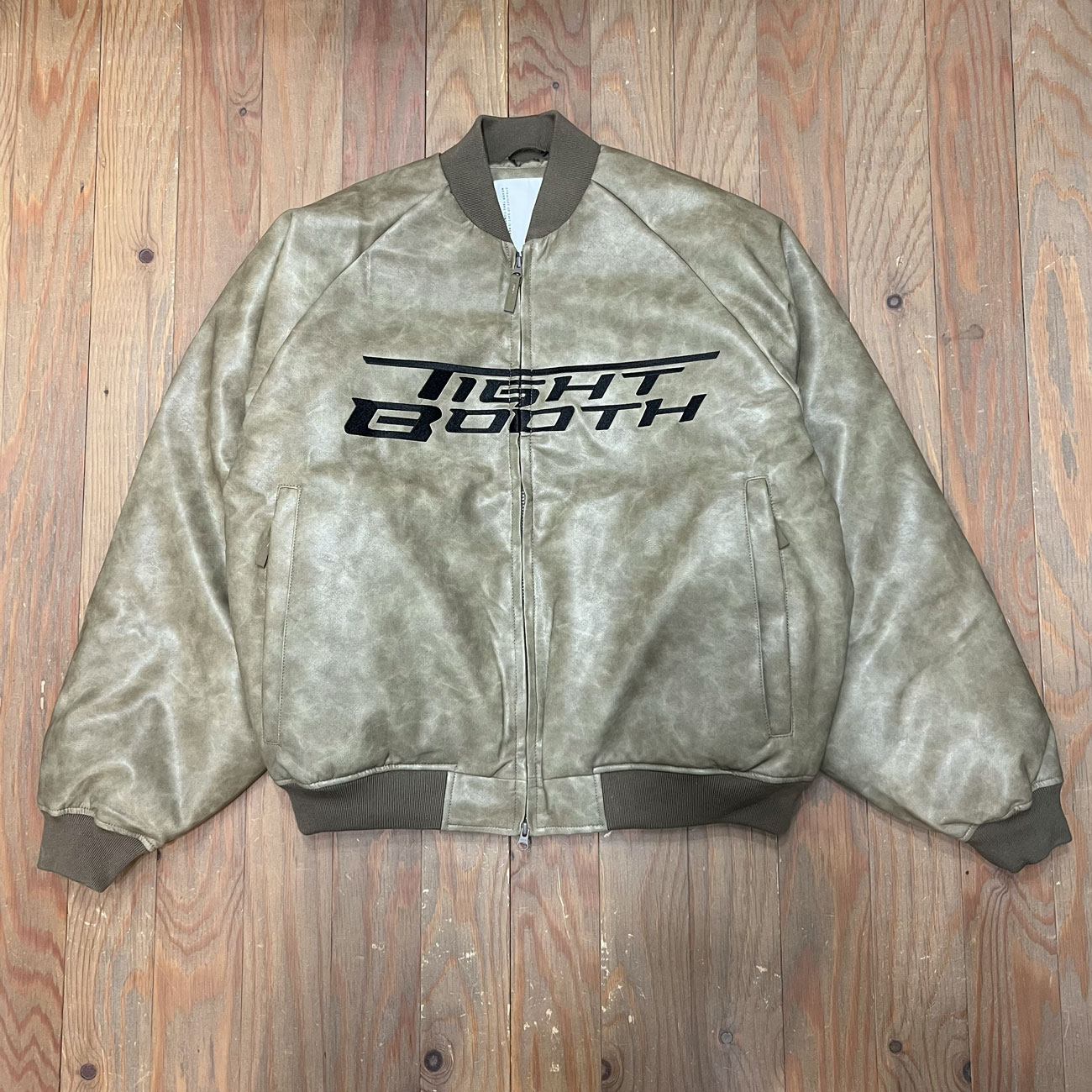 TIGHTBOOTH x SEEDA ADRENALINE LEATHER DOWN JKT