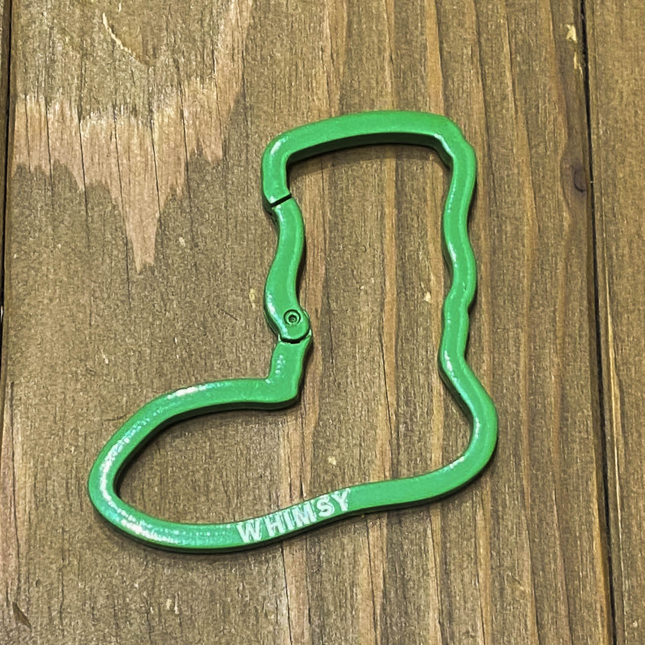 WHIMSY SOCKS LOGO CARABINER
