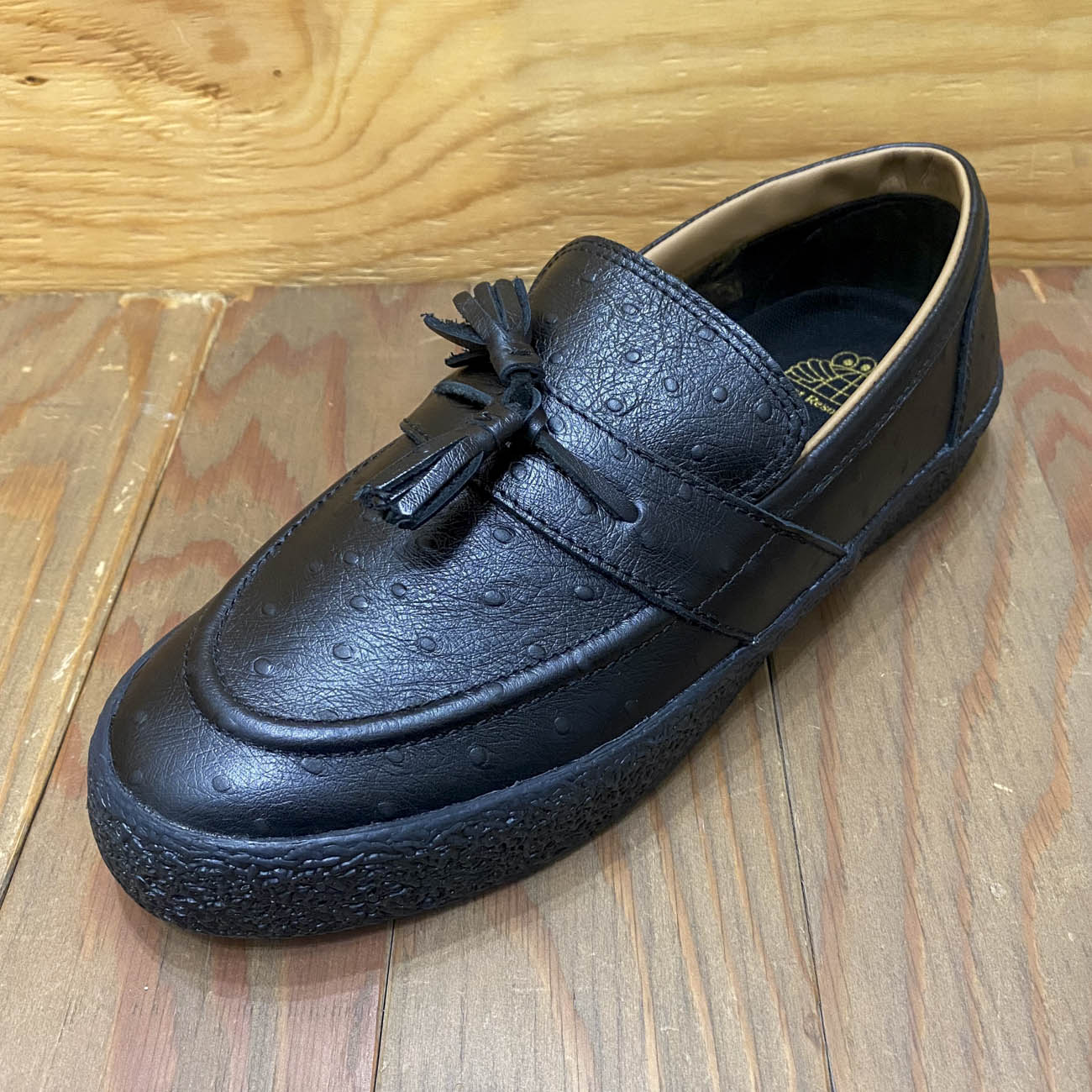 LAST RESORT AB VM005 LOAFER OSTRITCH BLACK/BLACK