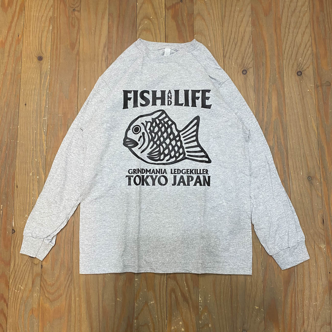 FISH & LIFE OG LOGO LS TEE