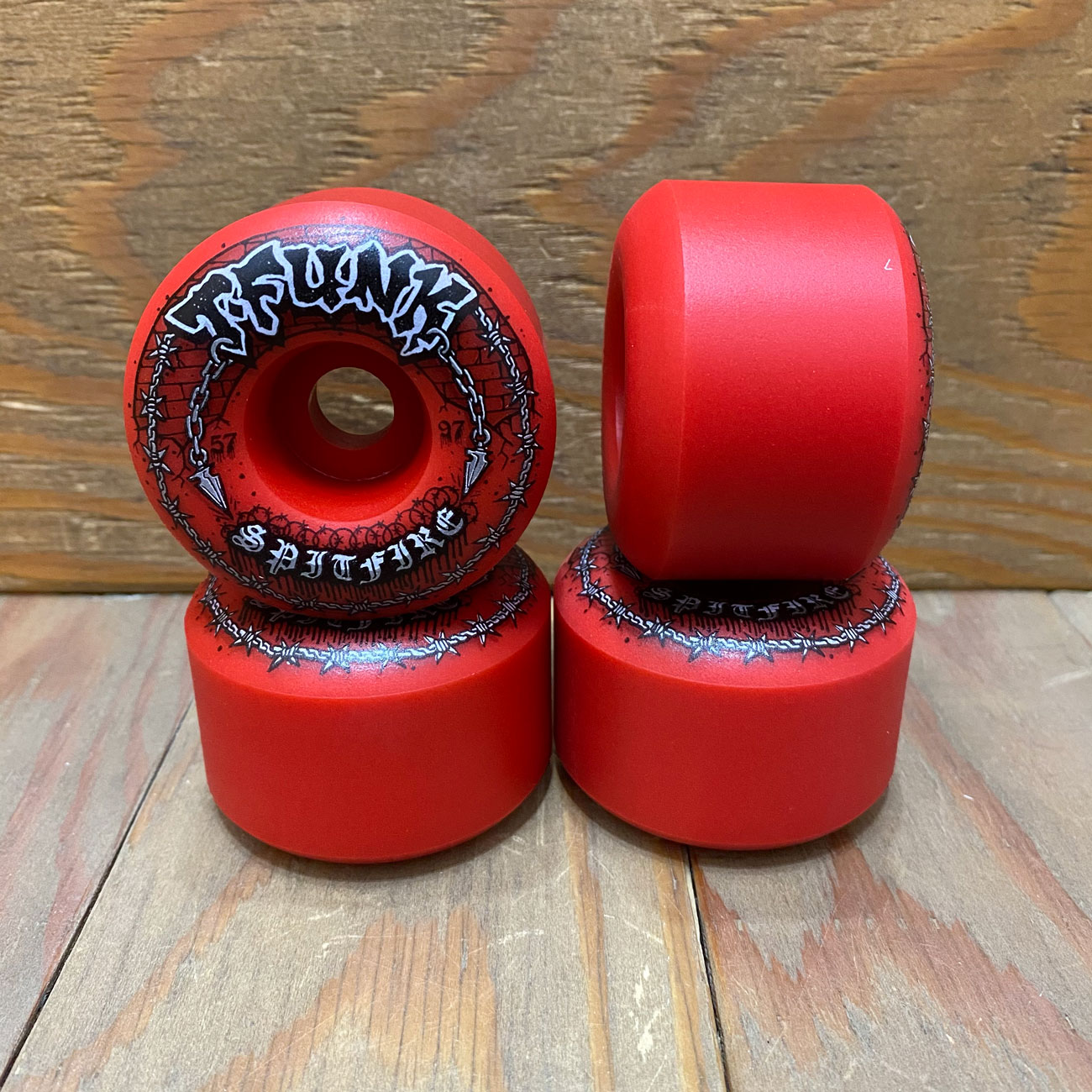 【スクエア】　SPITFIRE F4 97 T-FUNK RAW RADIAL FULL 57mm