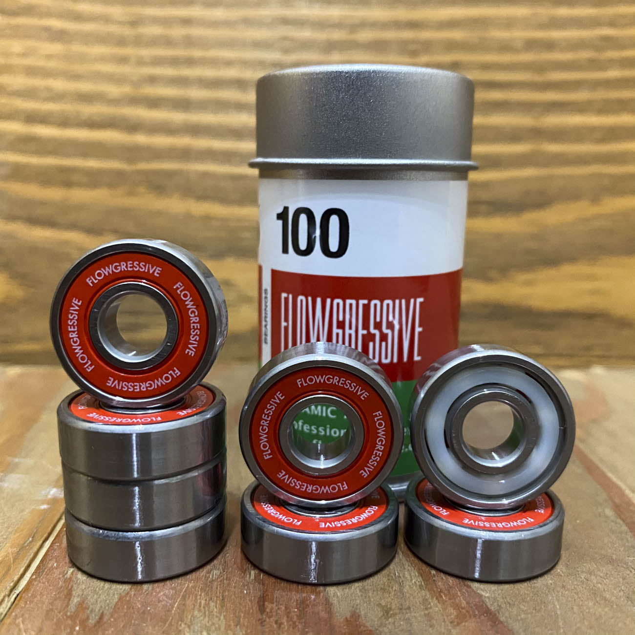 FLOWGRESSIVE CERAMIC FILM LOGO BEARINGS TEAM