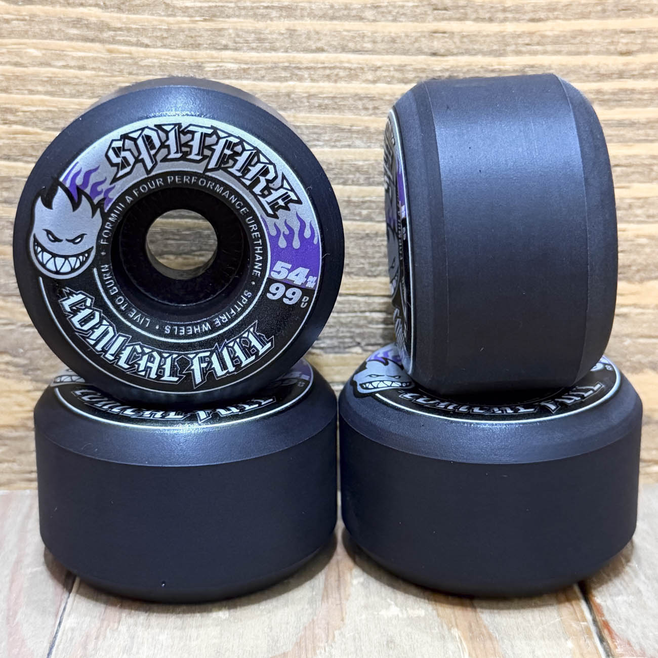 【スクエア】SPITFIRE F4 CONICAL FULL BLACK 99A 54mm