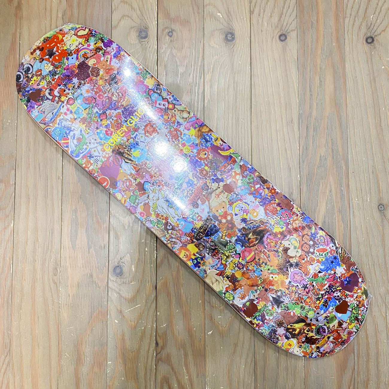 SCI-FI FANTASY COREY GLICK STICKER COLLAGE DECK 8.25inch