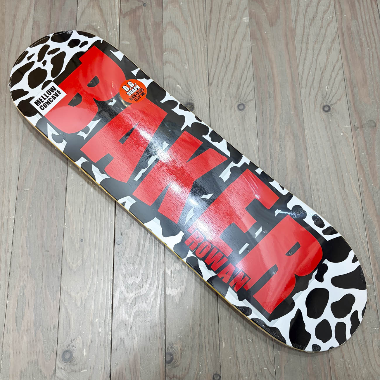 BAKER RZ BRAND LOGO COW DECK 8.475inch
