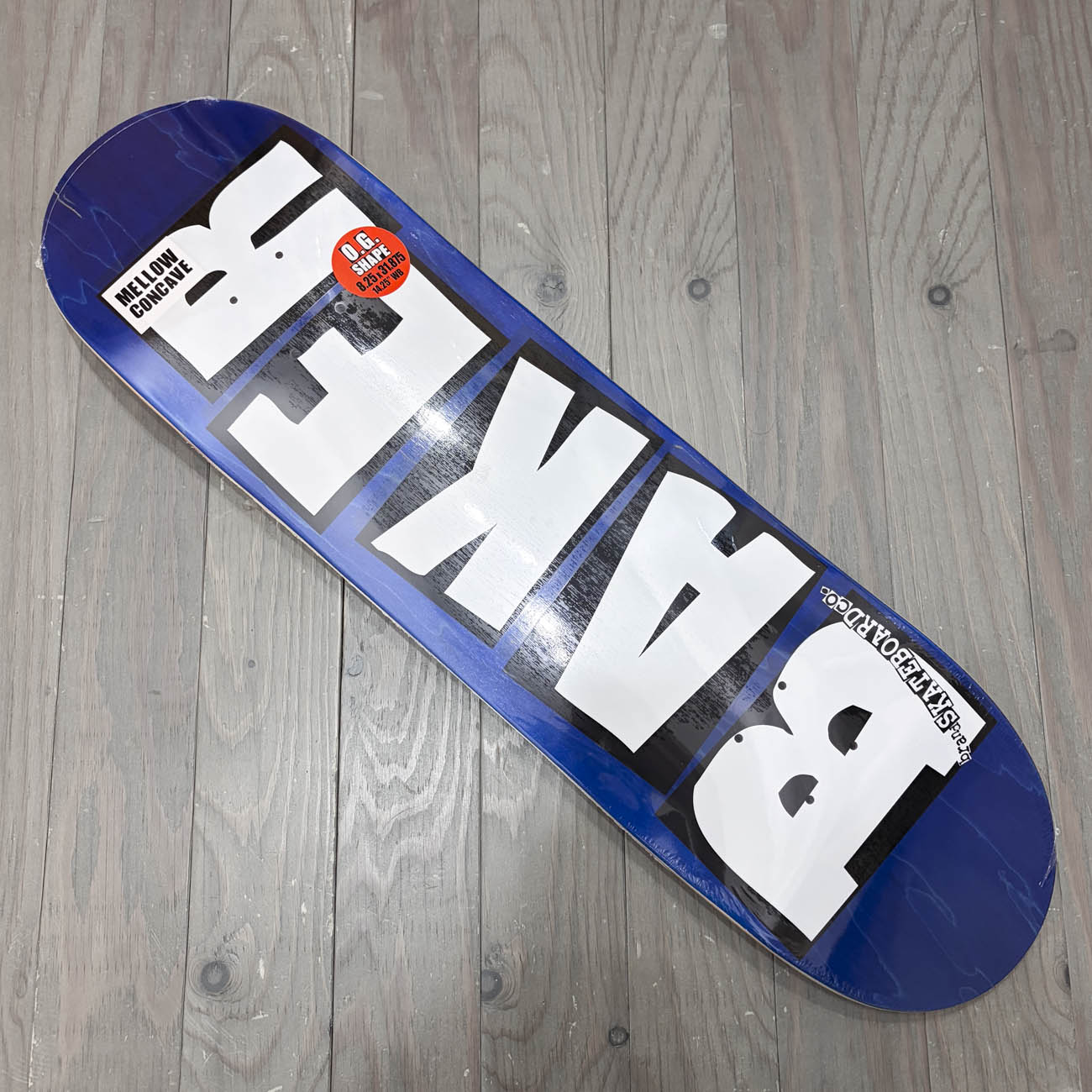 BAKER BRAND LOGO VENEERS BLUE DECK 8.25inch