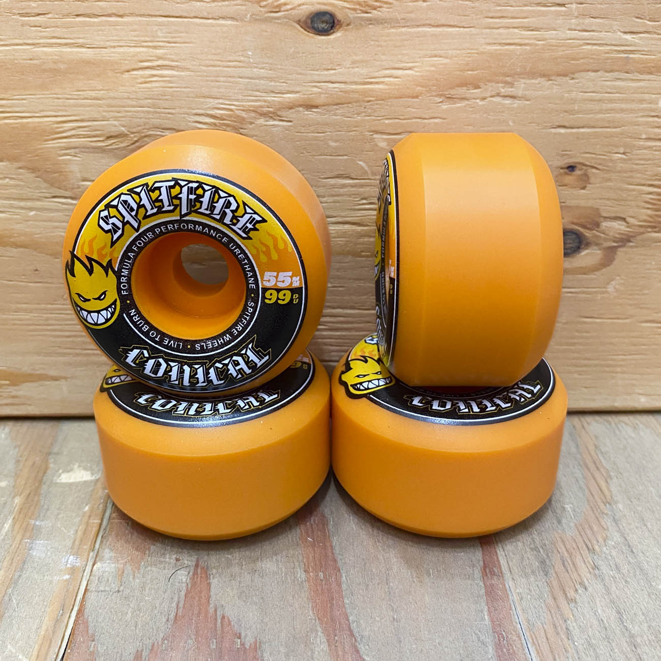 【スクエア】SPITFIRE F4 CONICAL 99A 55mm ORANGE