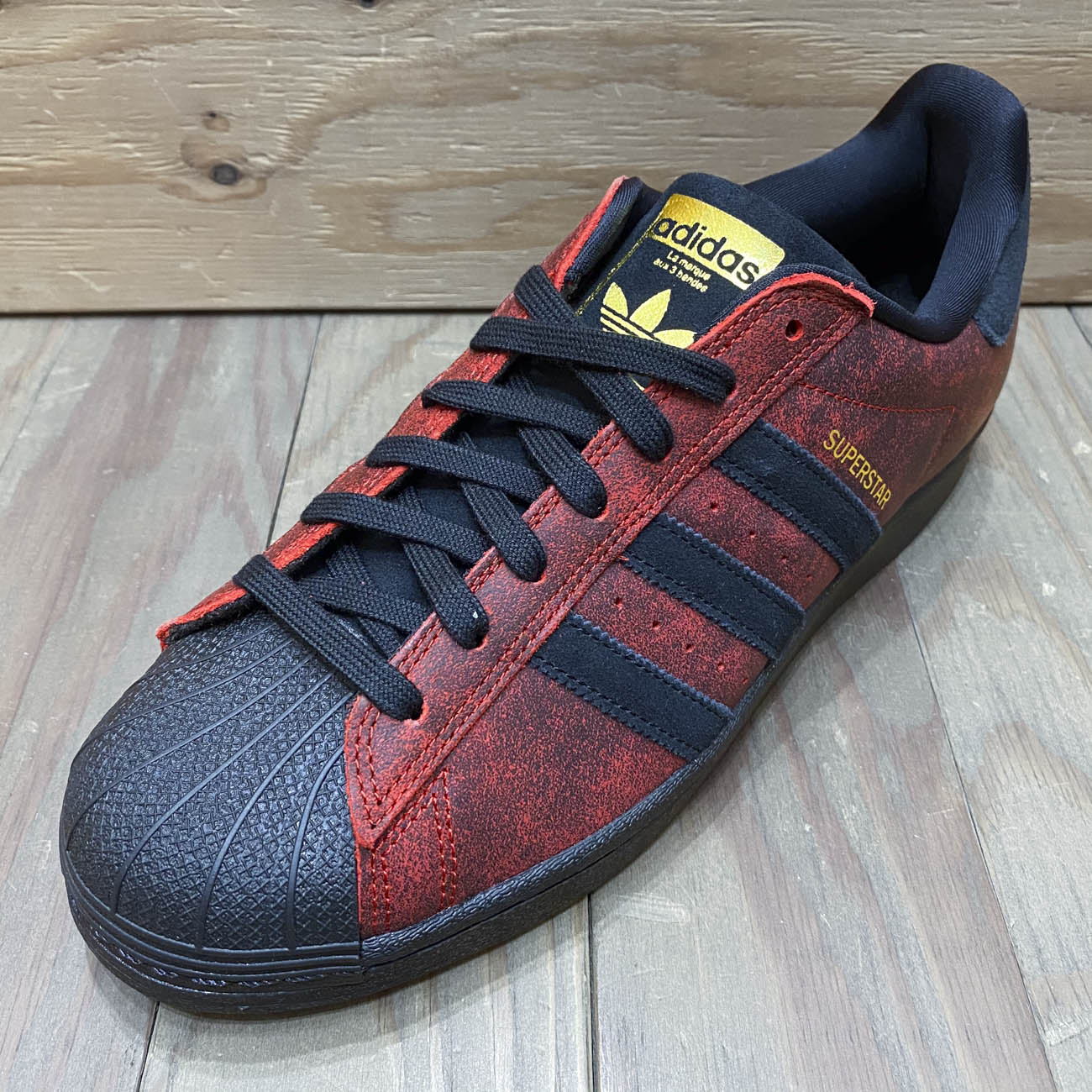 ADIDAS SUPERSTAR ADV BETTER SCARLET/BLACK