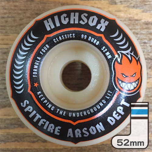 SPITFIRE x HIGHSOX F4 CLASSIC 99DU 52mm