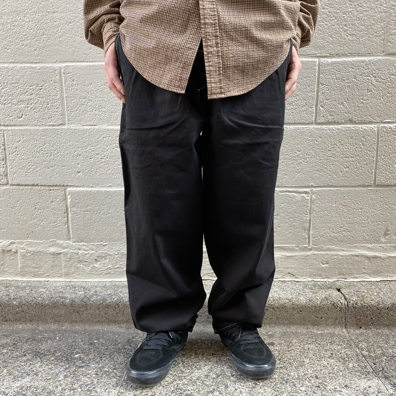 THEORIES STAMP LOUNGE PANTS BLACK 