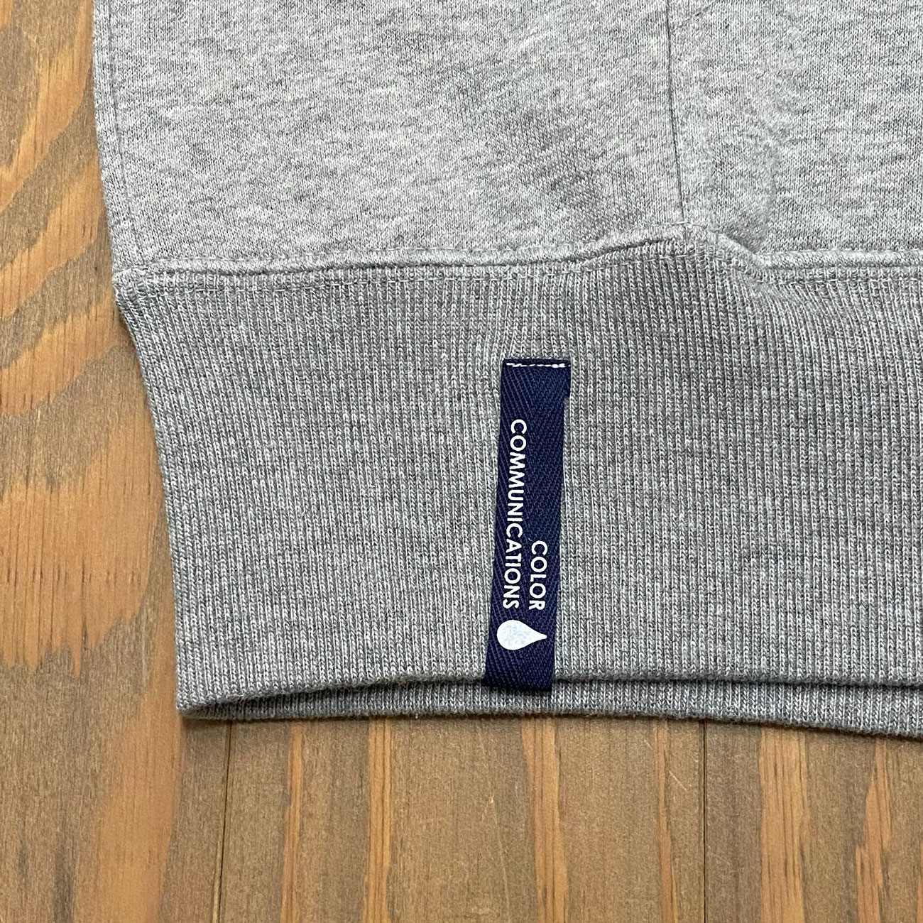 COLOR COMMUNICATIONS CREATED IN JAPAN LOGO HOODIE