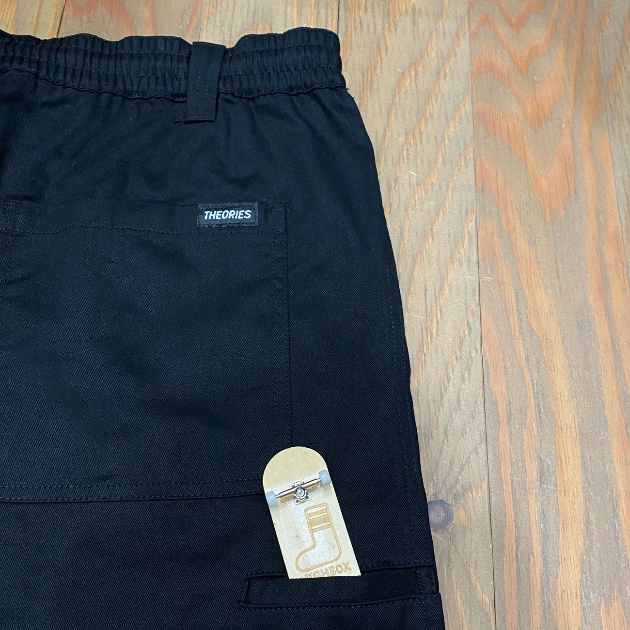 THEORIES STAMP LOUNGE PANTS BLACK