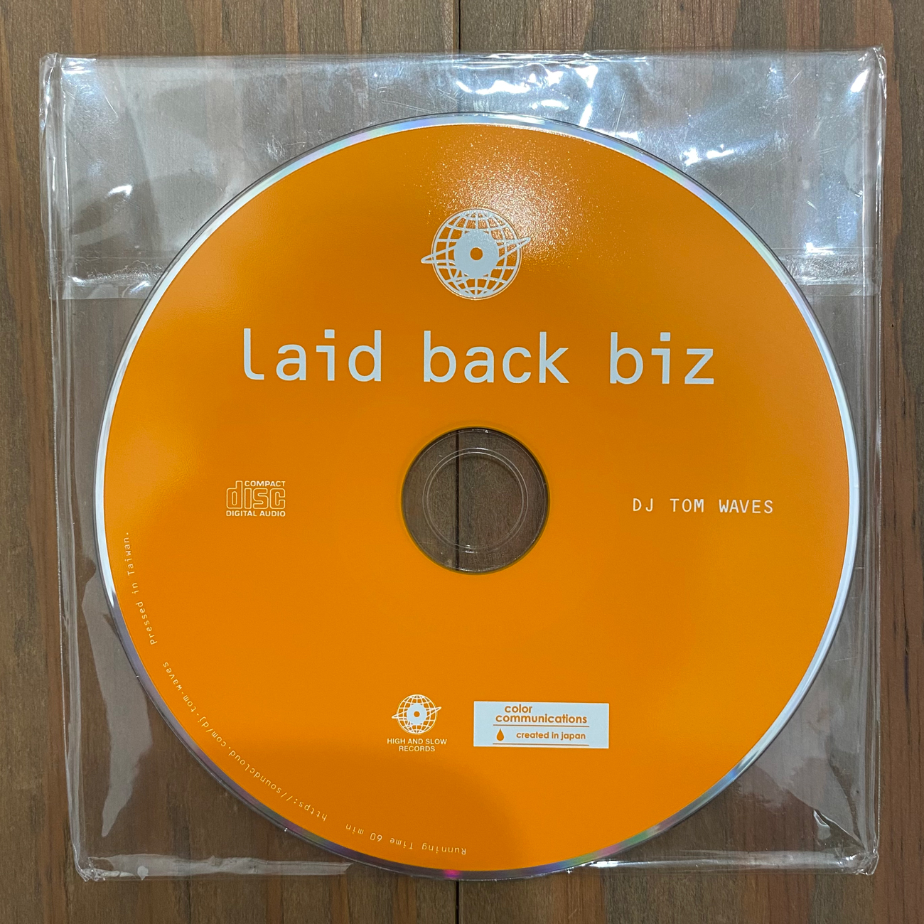 DJ TOM WAVE LAID BACK BIZ CD