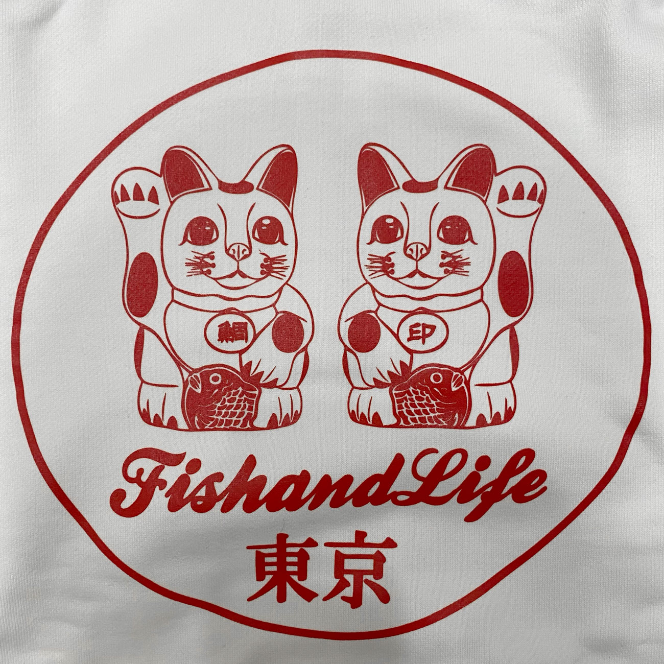 FISH & LIFE NEKO No.2 ZIP HOODIE