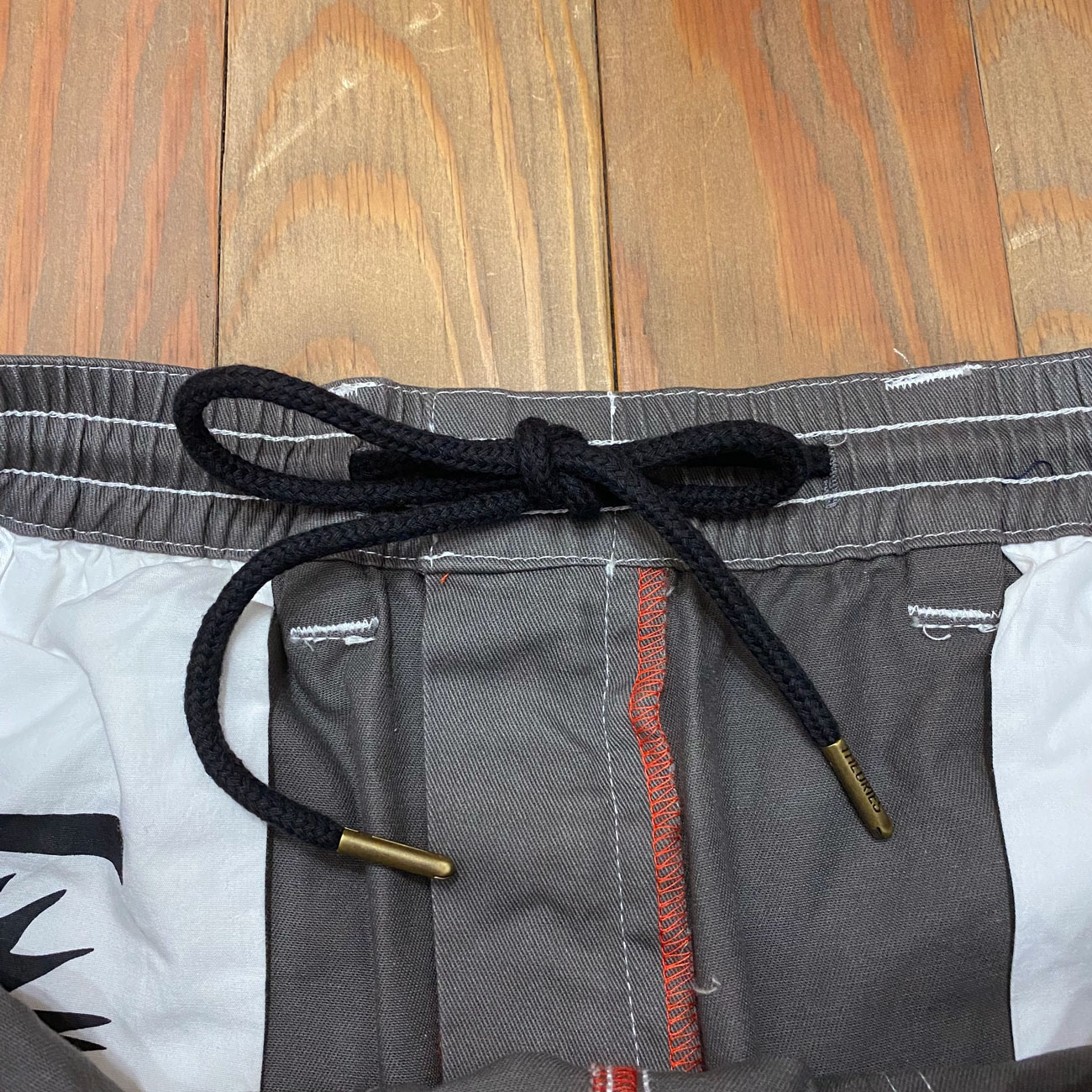 THEORIES STAMP LOUNGE PANTS LIGHT GREY