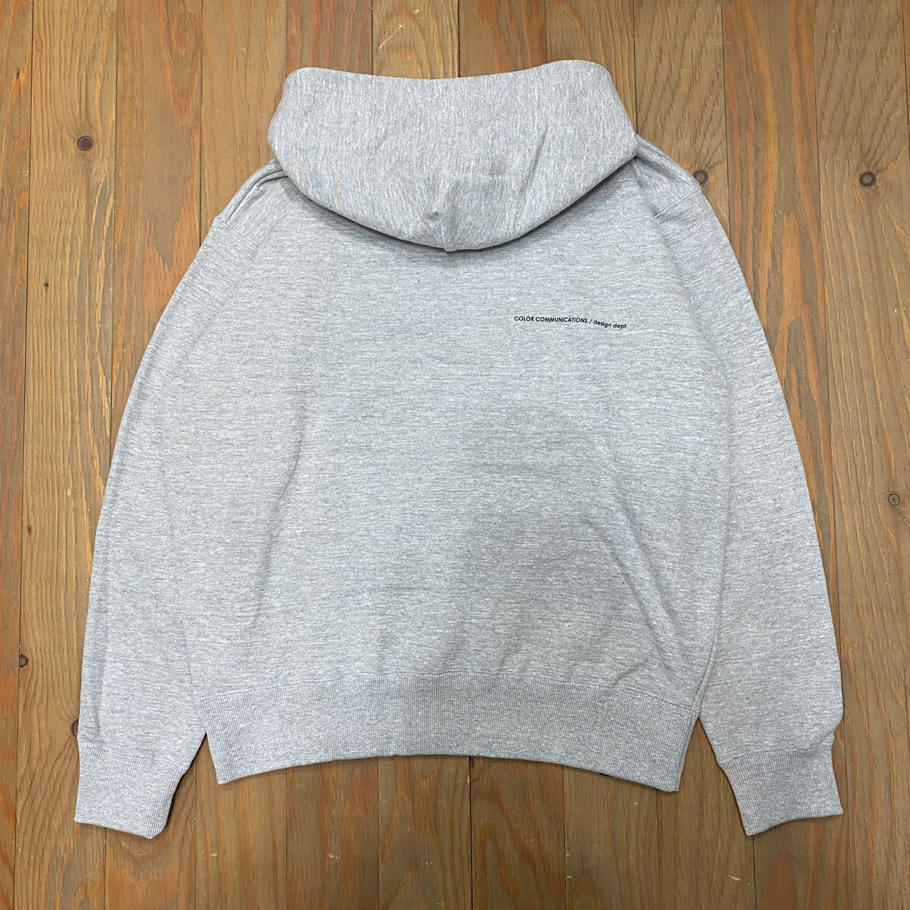 COLOR COMMUNICATIONS DRIP EMB LETTER HOODIE