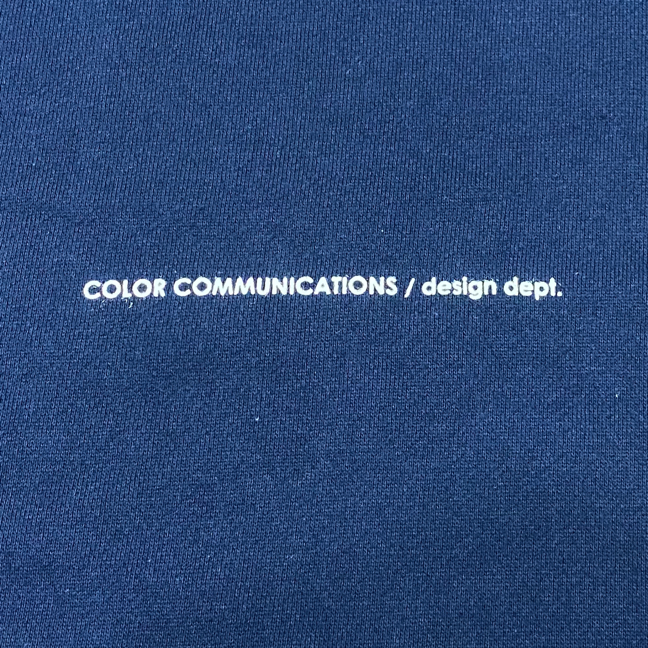 COLOR COMMUNICATIONS DRIP EMB LETTER HOODIE