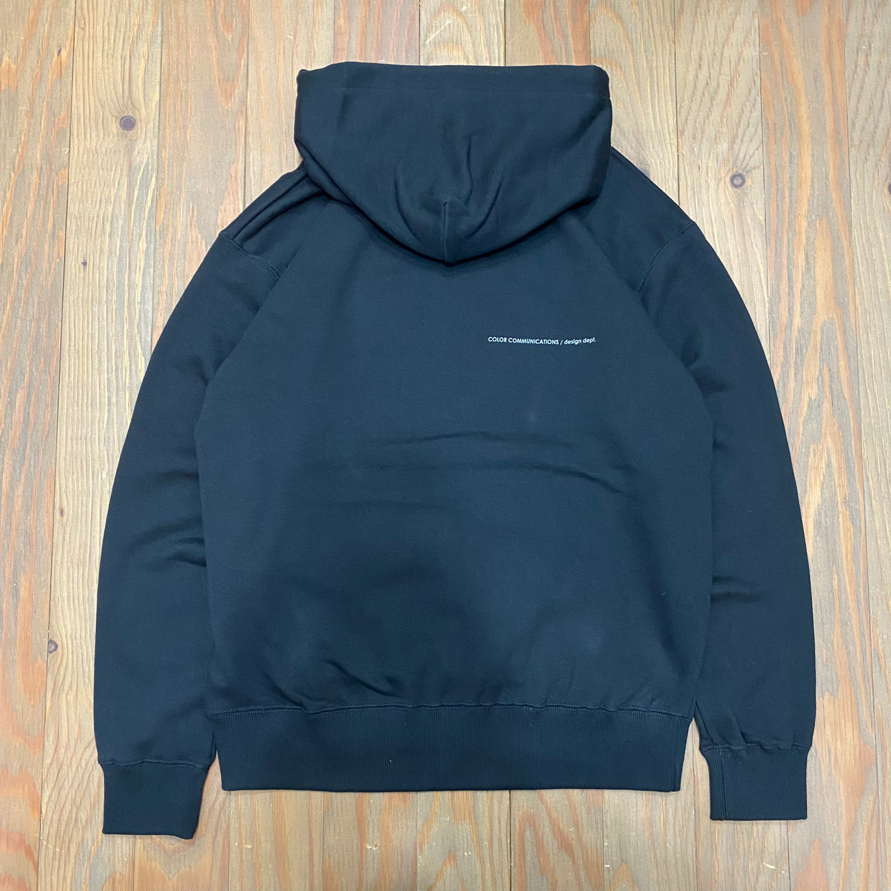 COLOR COMMUNICATIONS DRIP EMB LETTER HOODIE