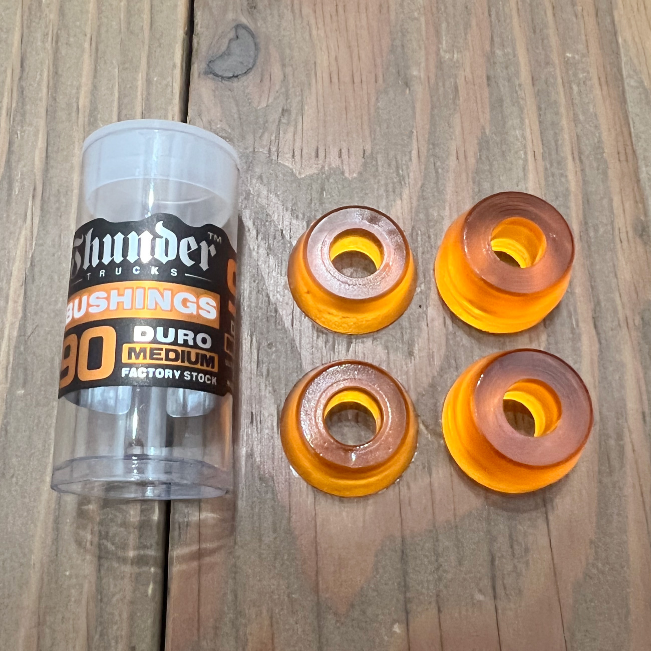 THUNDER BUSHINGS 90DU CLEAR ORANGE