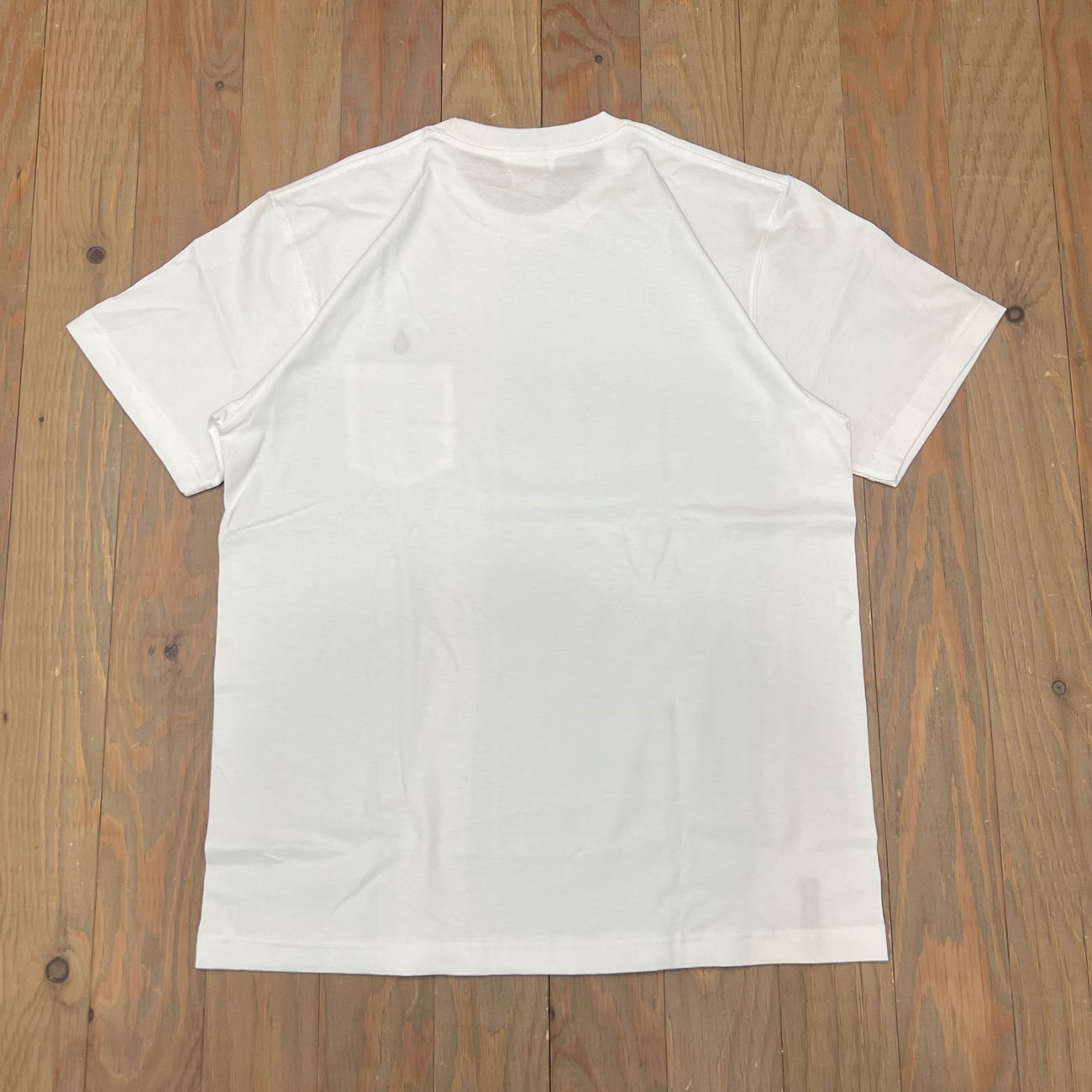 COLOR COMMUNICATIONS DRIP EMB POCKET HEAVY TEE WHITE