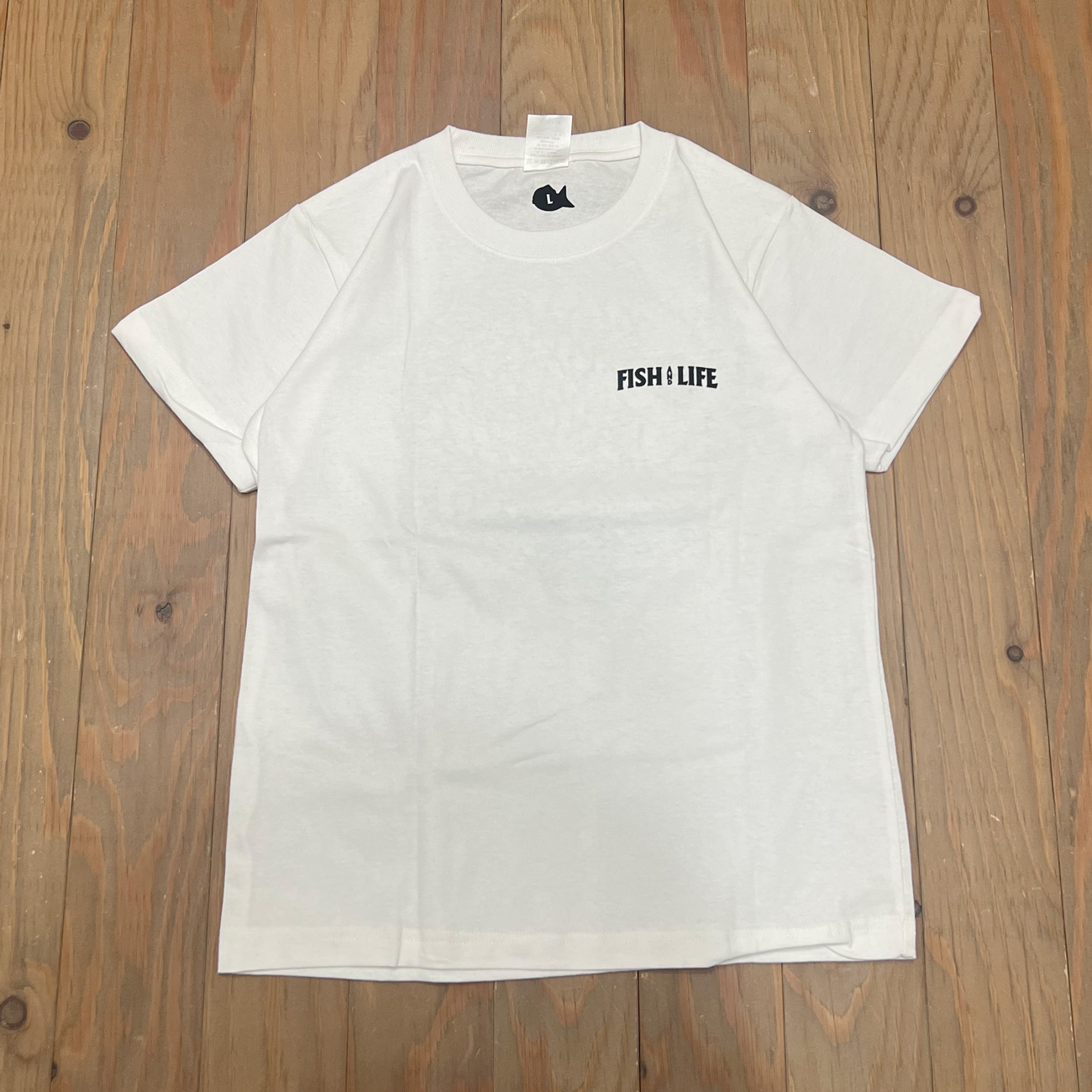 FISH & LIFE JR RUND LOGO TEE