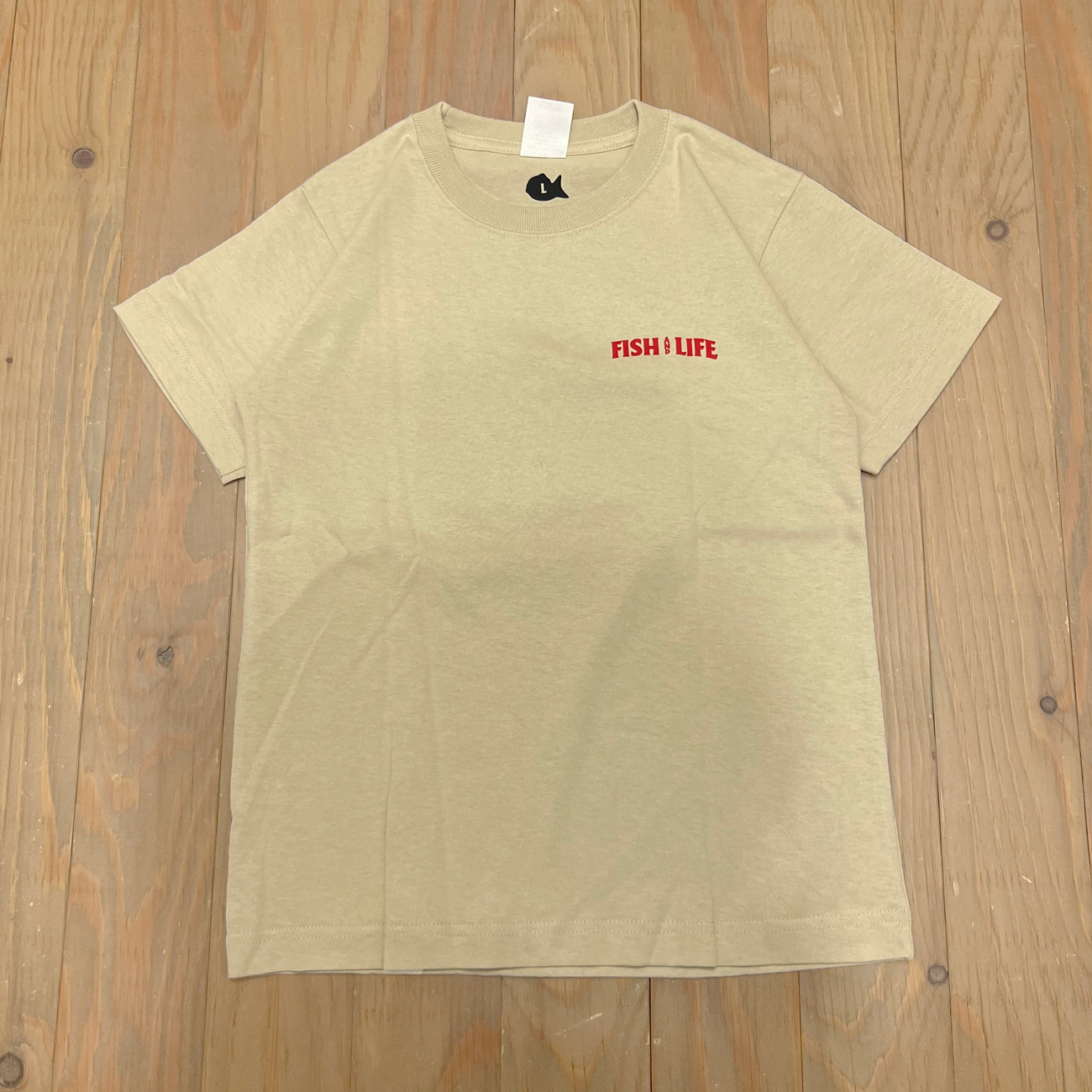 FISH & LIFE JR RUND LOGO TEE