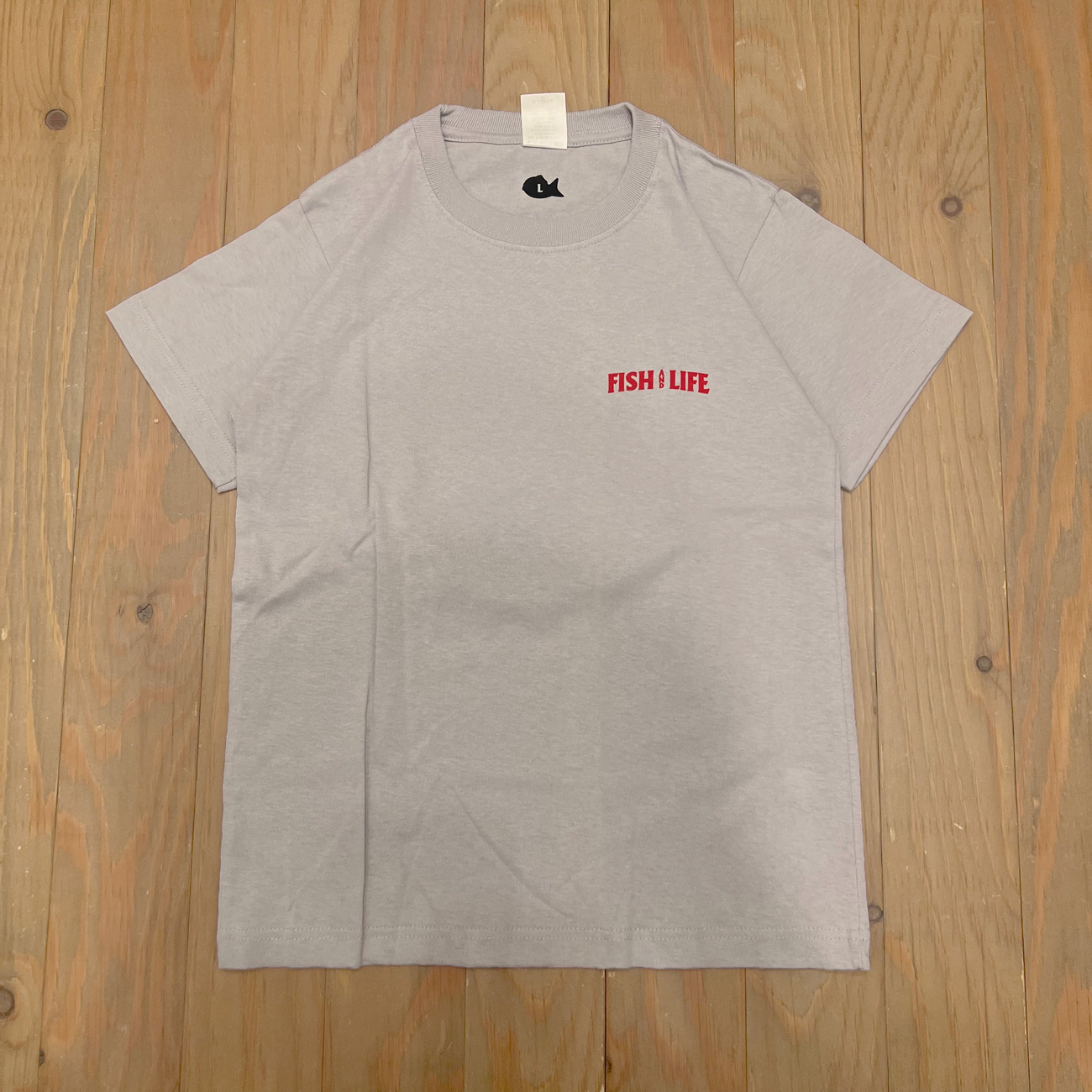 FISH & LIFE JR RUND LOGO TEE