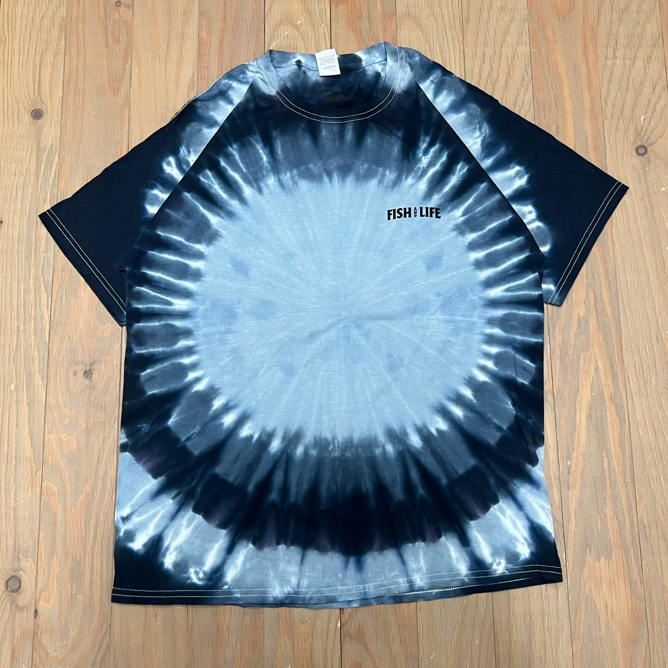 FISH & LIFE RUND LOGO TIE DYE TEE